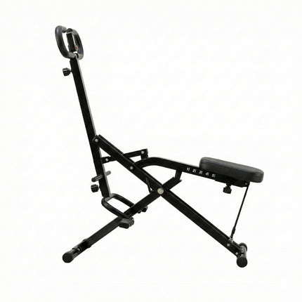 Everfit Foldable Squat Machine Deep Squat Rowing Machine 5 Adjustable Seat Home Gym.