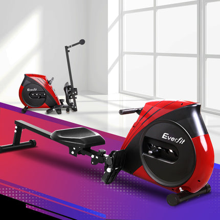 Everfit Rowing Machine Rower Elastic Rope Resistance Fitness Home Cardio.