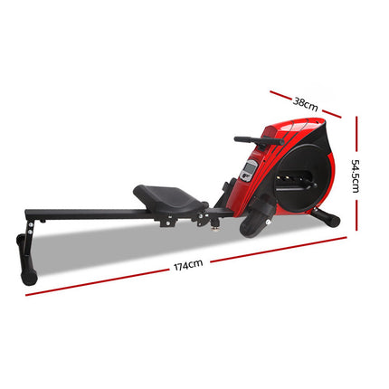 Everfit Rowing Machine Rower Elastic Rope Resistance Fitness Home Cardio.
