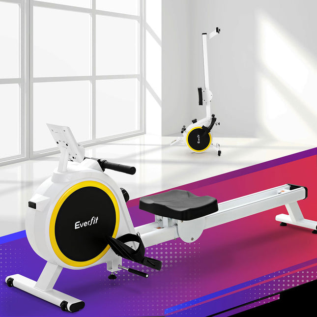 Everfit Rowing Machine 16 Levels Magnetic Rower Home Gym Cardio Workout.