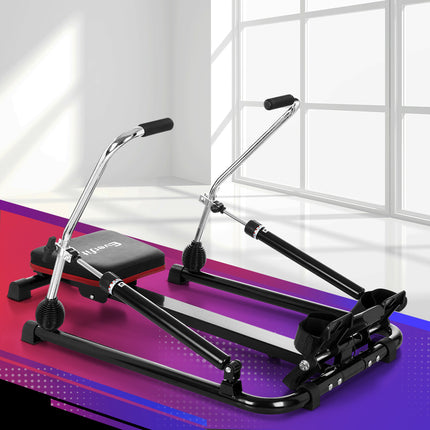 Everfit Rowing Machine Rower Hydraulic Resistance Fitness Gym Home Cardio.