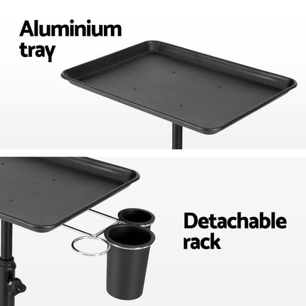 Embellir Salon Trolley Cart Spa Beauty Rolling Tray Hairdressing Storage 5-wheel.