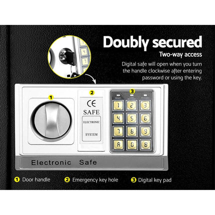 UL-TECH Security Safe Box 16L.