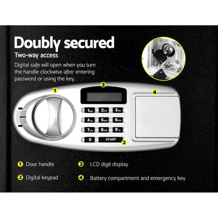 UL-TECH Security Safe Box Double Door.