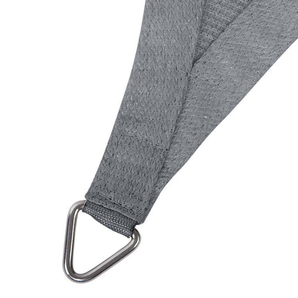 Instahut Shade Sail 3x3m Square 280GSM 98% Grey Shade Cloth.