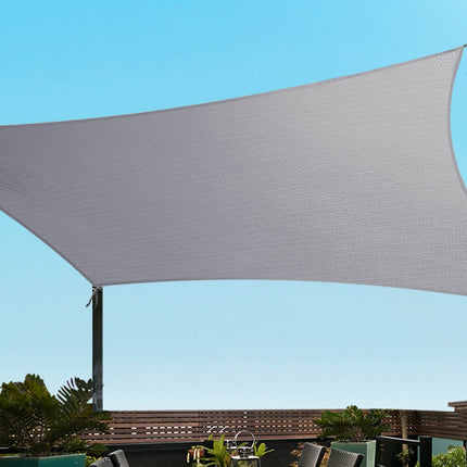 Instahut Waterproof Shade Sail Shade cloth 220GSM Canopy 3x5m.