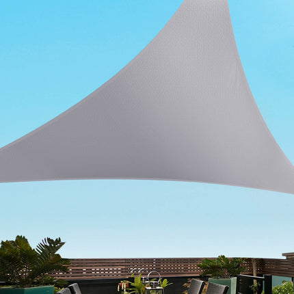 Instahut Waterproof Shade Sail Shade cloth Triangle Canopy 220GSM 4x4x4m.