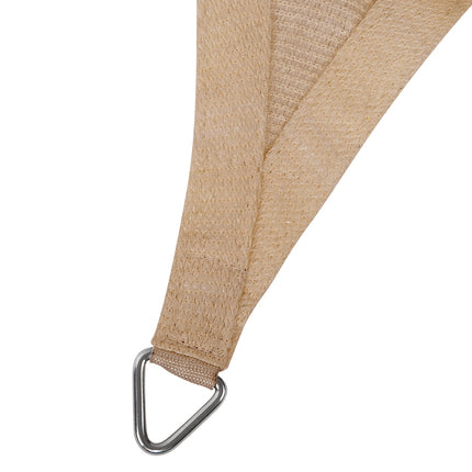 Instahut Waterproof Shade Sail 4x6m Rectangle Sand 95% Shade Cloth.