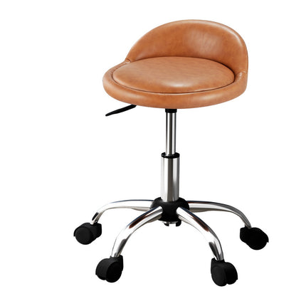 Artiss Salon Stool Swivel Chair Backrest Chairs.