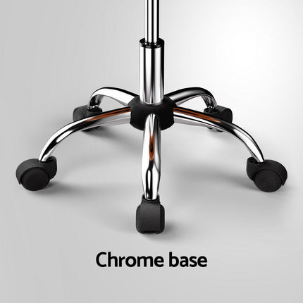 Artiss Salon Stool Swivel Chair Backrest Chairs.