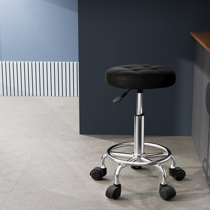 Artiss Salon Stool Round Swivel Chairs.