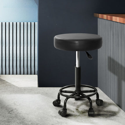 Artiss Salon Stool Round Swivel Chair.
