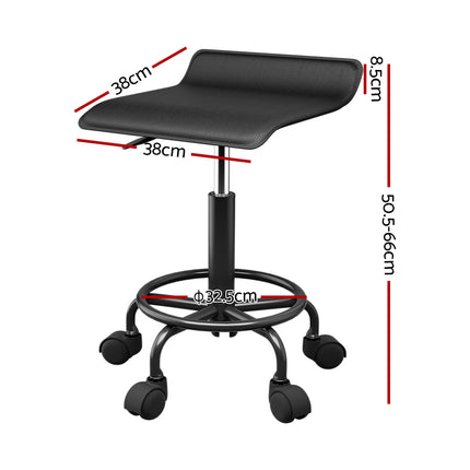Artiss Salon Stool Round Swivel Chairs.