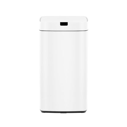 Devanti 45L Motion Sensor Bin Rubbish Automatic White.