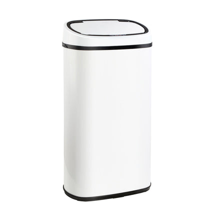 Devanti 58L Motion Sensor Bin Rubbish Automatic White.