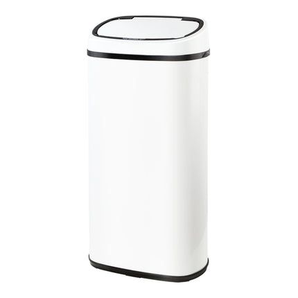 Devanti 68L Motion Sensor Bin Rubbish Automatic White.