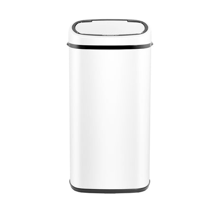 Devanti 68L Motion Sensor Bin Rubbish Automatic White.