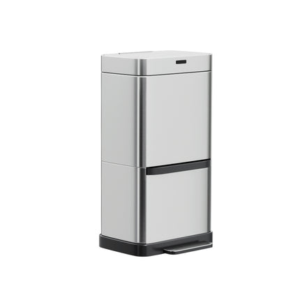 Devanti 70L Motion Sensor Bin Pedal Bins Automatic Siver.