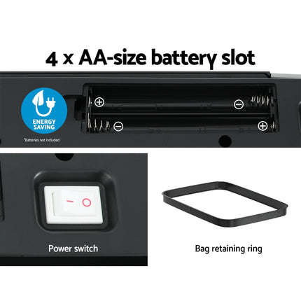 Devanti 70L Motion Sensor Bin Pedal Bins Automatic Siver.