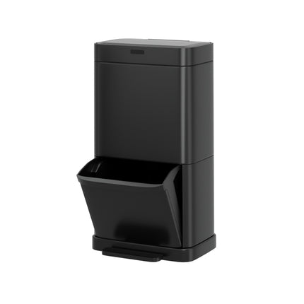 Devanti 70L Motion Sensor Bin Pedal Bins Automatic Black.