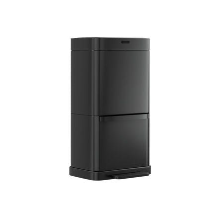 Devanti 70L Motion Sensor Bin Pedal Bins Automatic Black.