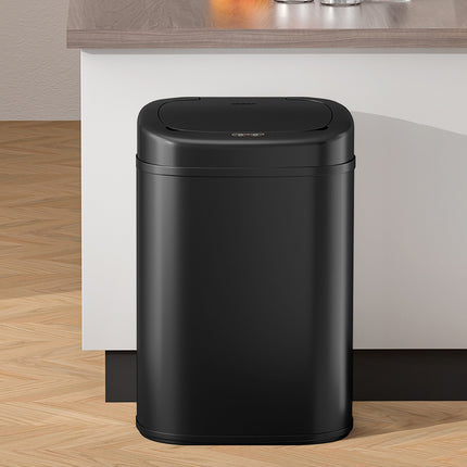 Devanti 82L Motion Sensor Bin Rubbish Automatic Black.