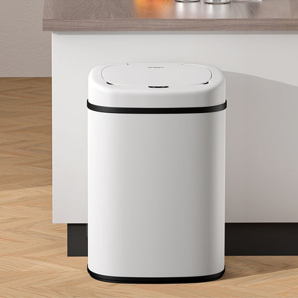 Devanti 82L Motion Sensor Bin Rubbish Automatic White.