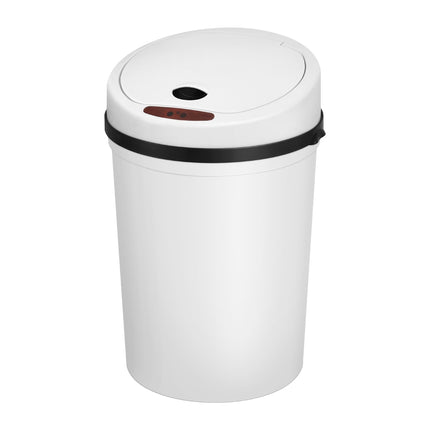Devanti Sensor Bin Motion Rubbish Bins Kitchen Automatic Trash Can White 9L.