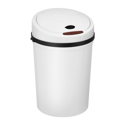 Devanti Sensor Bin Motion Rubbish Bins Kitchen Automatic Trash Can White 9L.