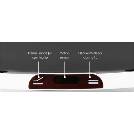 Devanti 9L Motion Sensor Bin Rubbish Automatic Ash Black.