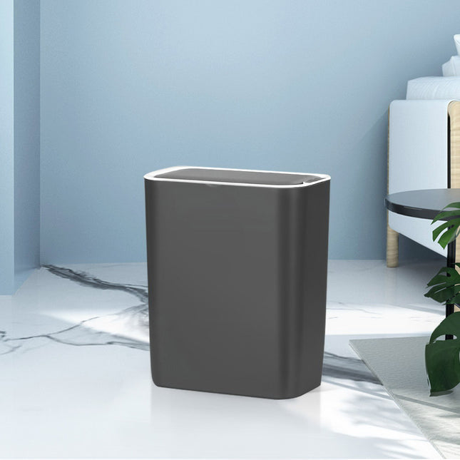 Devanti 9L Motion Sensor Bin Rubbish Automatic Ash Black.