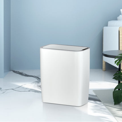Devanti 9L Motion Sensor Bin Rubbish Automatic White.