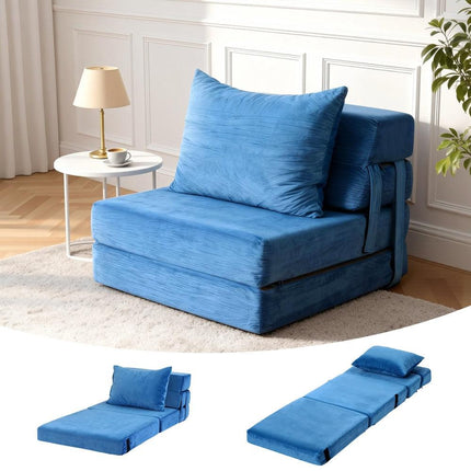 Artiss Convertible Folding Sofa Bed Armless Lounger Foam Floor Sofas Futons Couches.