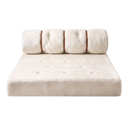 Artiss Convertible Sofa Bed Roll-Up Sleeper Chair Fold Out Couch Floor Lounge