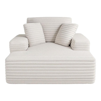 Artiss Sofa Bed Lounge Chair Recliner Couch Reading Chairs Sleeper Cloud Sofas Faux Fur Fabric.