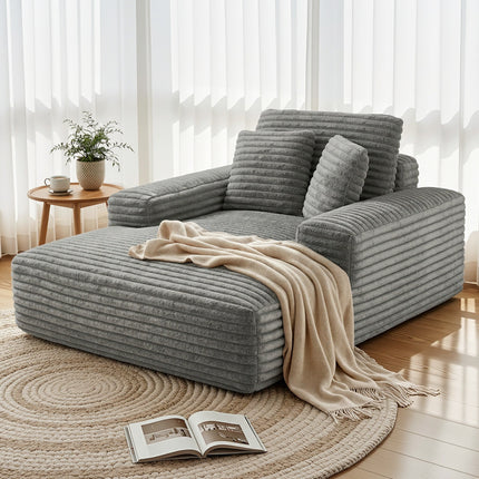 Artiss Sofa Bed Lounge Chair Recliner Couch Reading Chairs Sleeper Cloud Sofas.