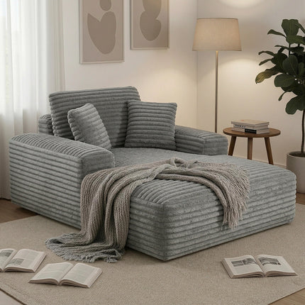 Artiss Sofa Bed Lounge Chair Recliner Couch Reading Chairs Sleeper Cloud Sofas.