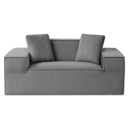 Artiss 2 Seater Sofa Loveseat Sofas Bed Couch No Assembly Corduroy Small Couches Apartement.