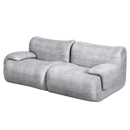 Artiss 2 Seater Sofa Modular Sectional Sofas Couch Bed No Assembly Living Room Grey.