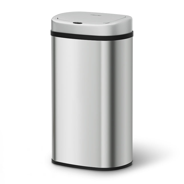 Devanti 60L Sensor Bin Motion Rubbish Automatic Silver.