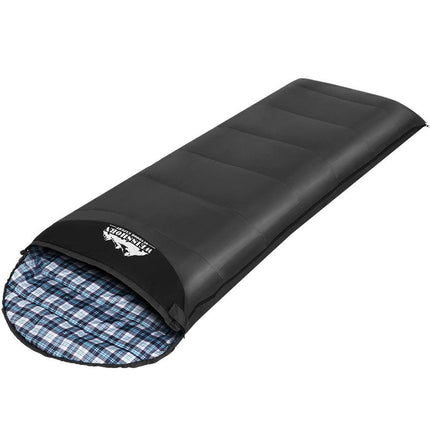 Weisshorn Sleeping Bag Single Thermal Camping Hiking Tent Grey 0&deg;C.