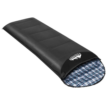 Weisshorn Sleeping Bag Single Thermal Camping Hiking Tent Grey 0&deg;C.
