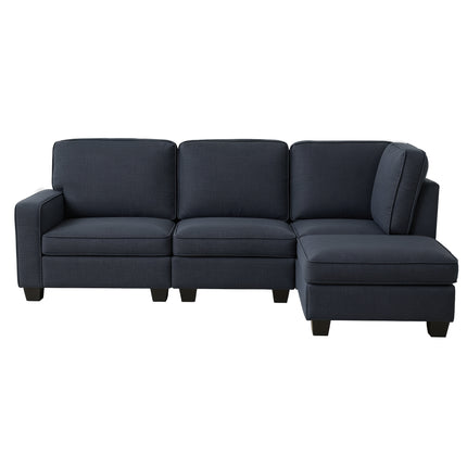 Artiss Modular Sofa Chaise Set 4-seater Dark Grey.