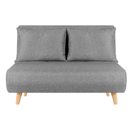 Artiss Sofa Bed 2 Seater Convertible Couch Recliner Lounge Chair Linen.