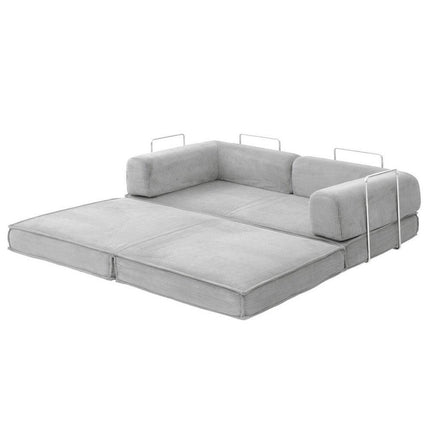 Artiss Convertible Folding Sofa Bed Grey.