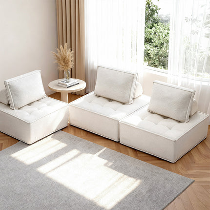 Artiss 3 Floor Sofa Lounge Chair with Pillow.