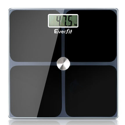 Everfit Electronic Digital Bathroom Scale Weighing Tracker Gym 180KG.