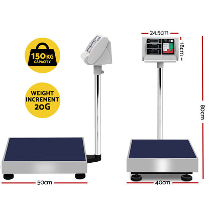 Emajin Platform Scales Digital 150KG Electronic Scale Counting LCD.