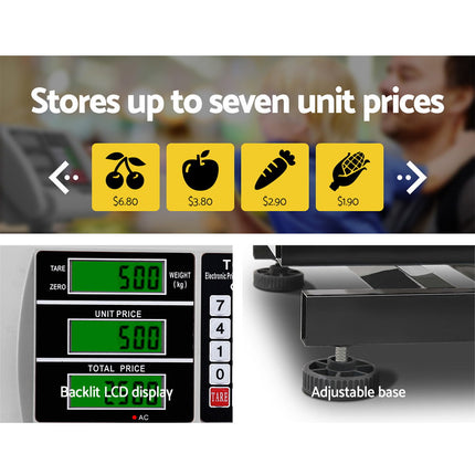 Emajin Platform Scales Digital 300KG Electronic Scale Counting LCD.