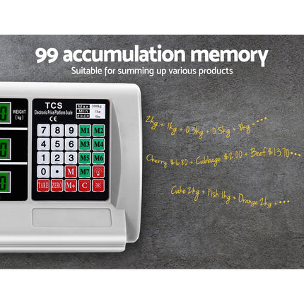 Emajin Platform Scales Digital 300KG Electronic Scale Counting LCD.